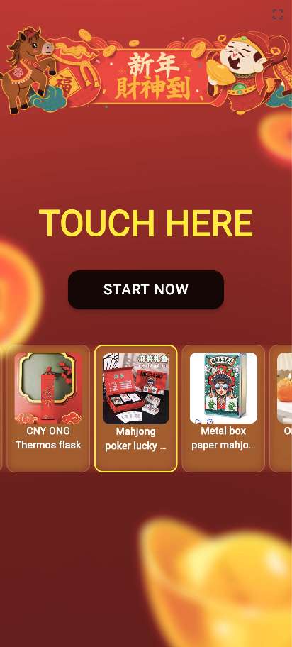 CNY Lucky Draw Interactive Web Game