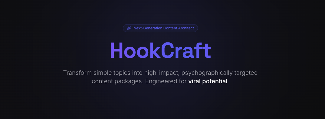 HookCraft